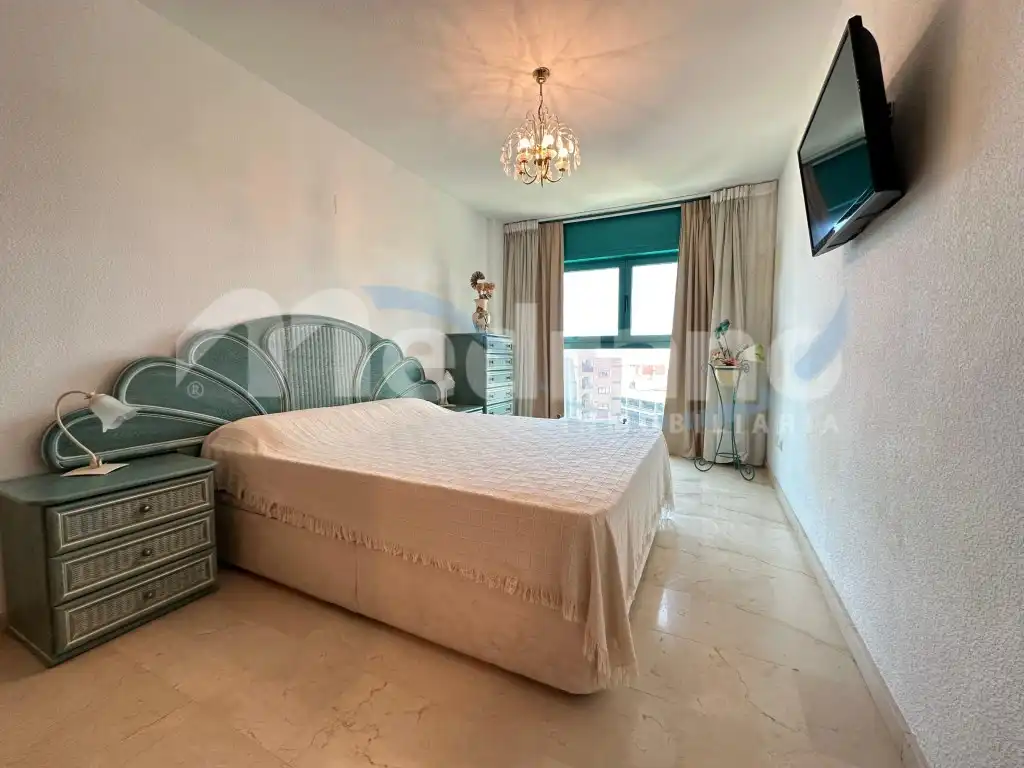 Schlafzimmer von Wohnung zum Verkauf in Villajoyosa / La Vila Joiosa mit Privatgarten, Terrasse und Schwimmbad