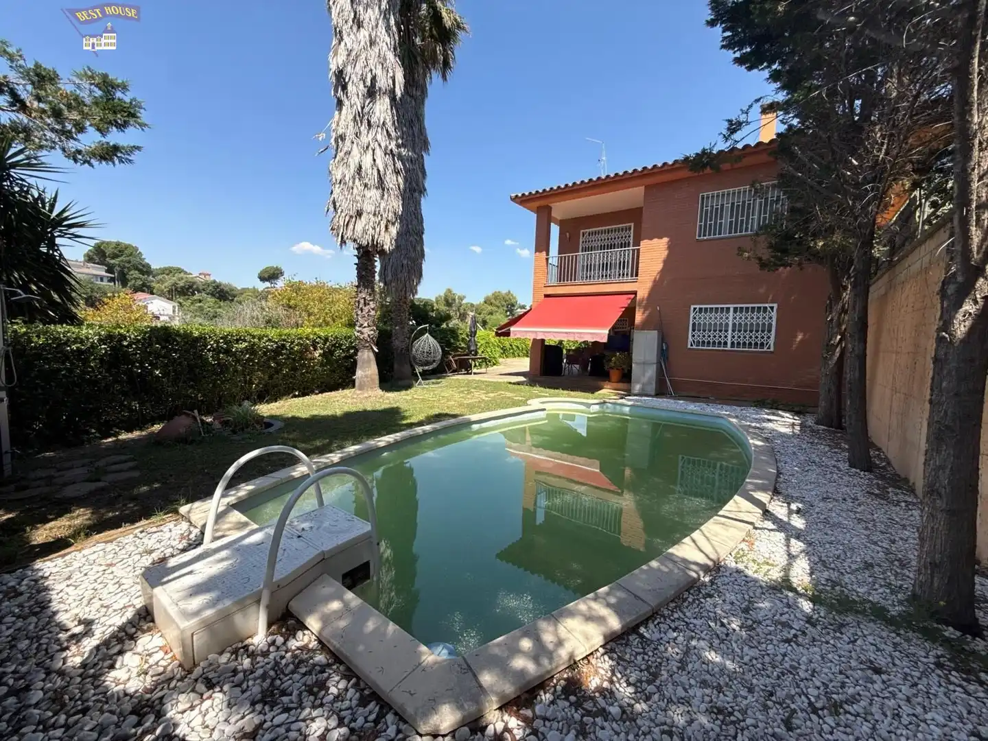 Piscina de Casa o chalet en venta en Caldes de Montbui con Aire acondicionado, Calefacción y Jardín privado