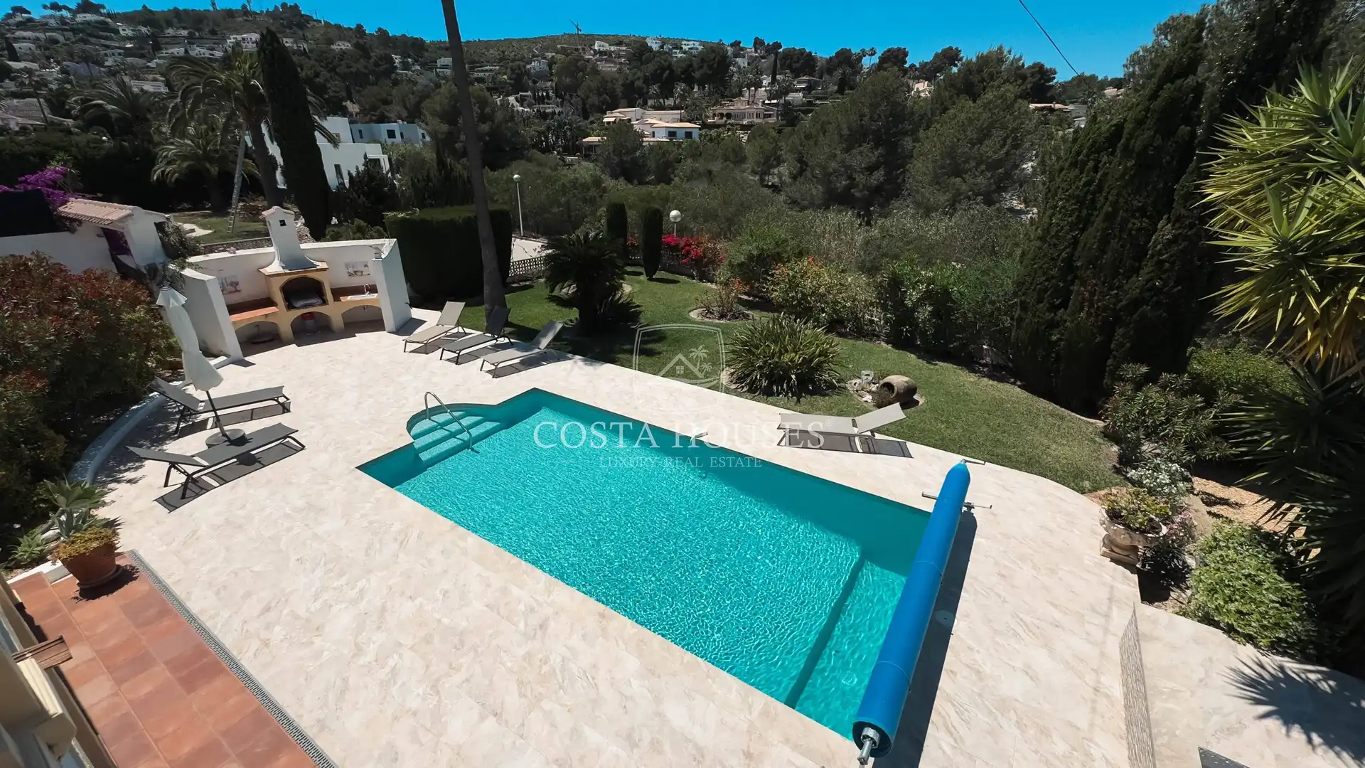 Swimming pool of Houses for sale in Jávea / Xàbia  with Air Conditioner, Private garden and Terrace
