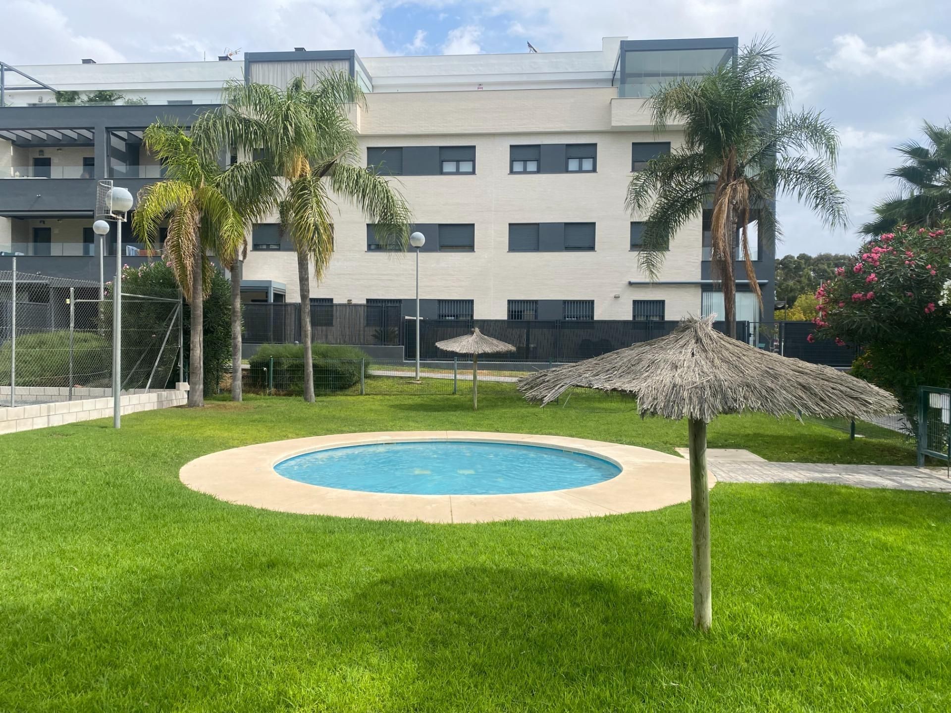 Swimming pool of Flat for sale in Sanlúcar de Barrameda  with Air Conditioner, Private garden and Terrace