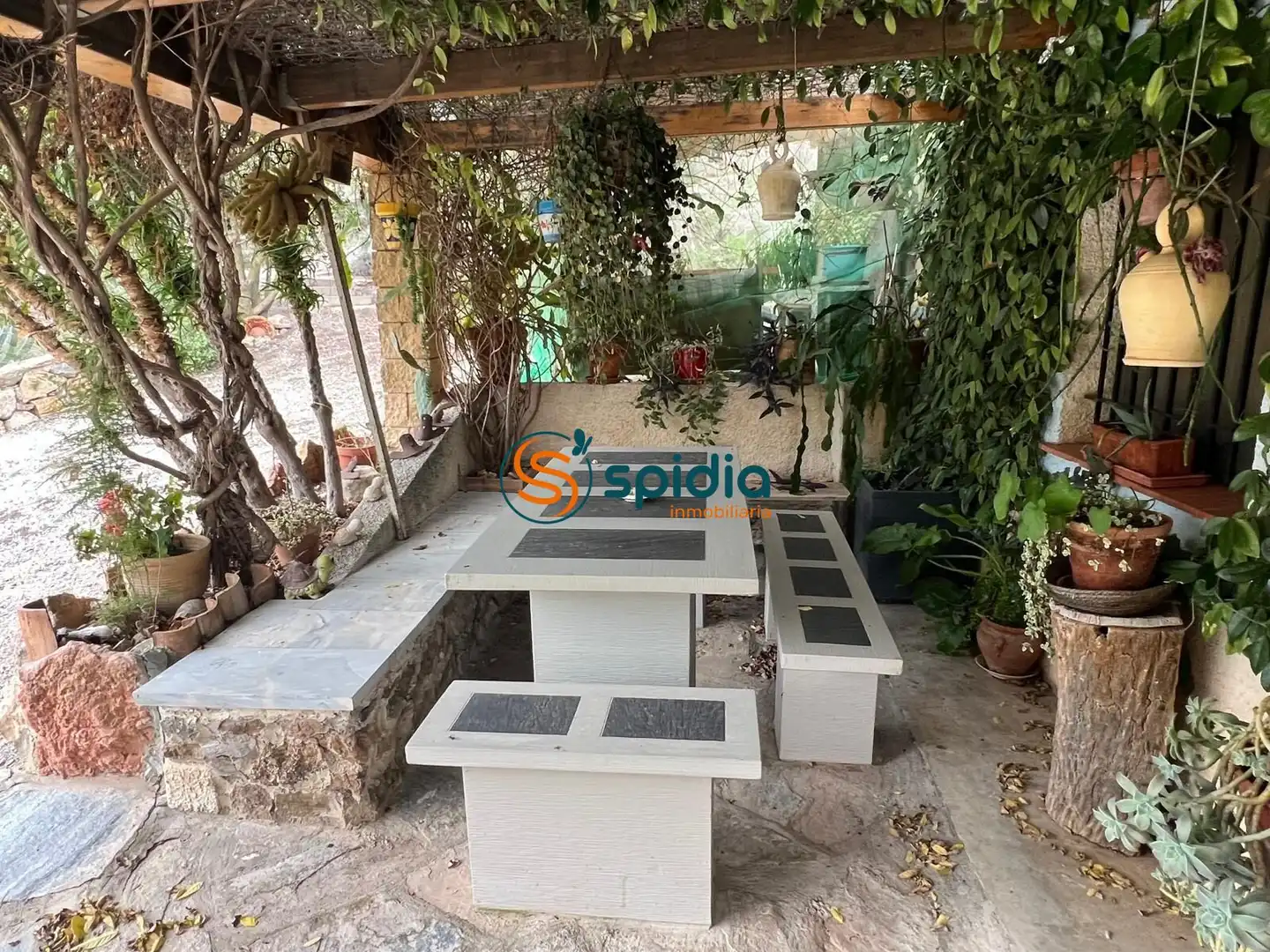 Terrace of Country homes for sale in Lorca  with Private garden, Terrace and Swimming Pool