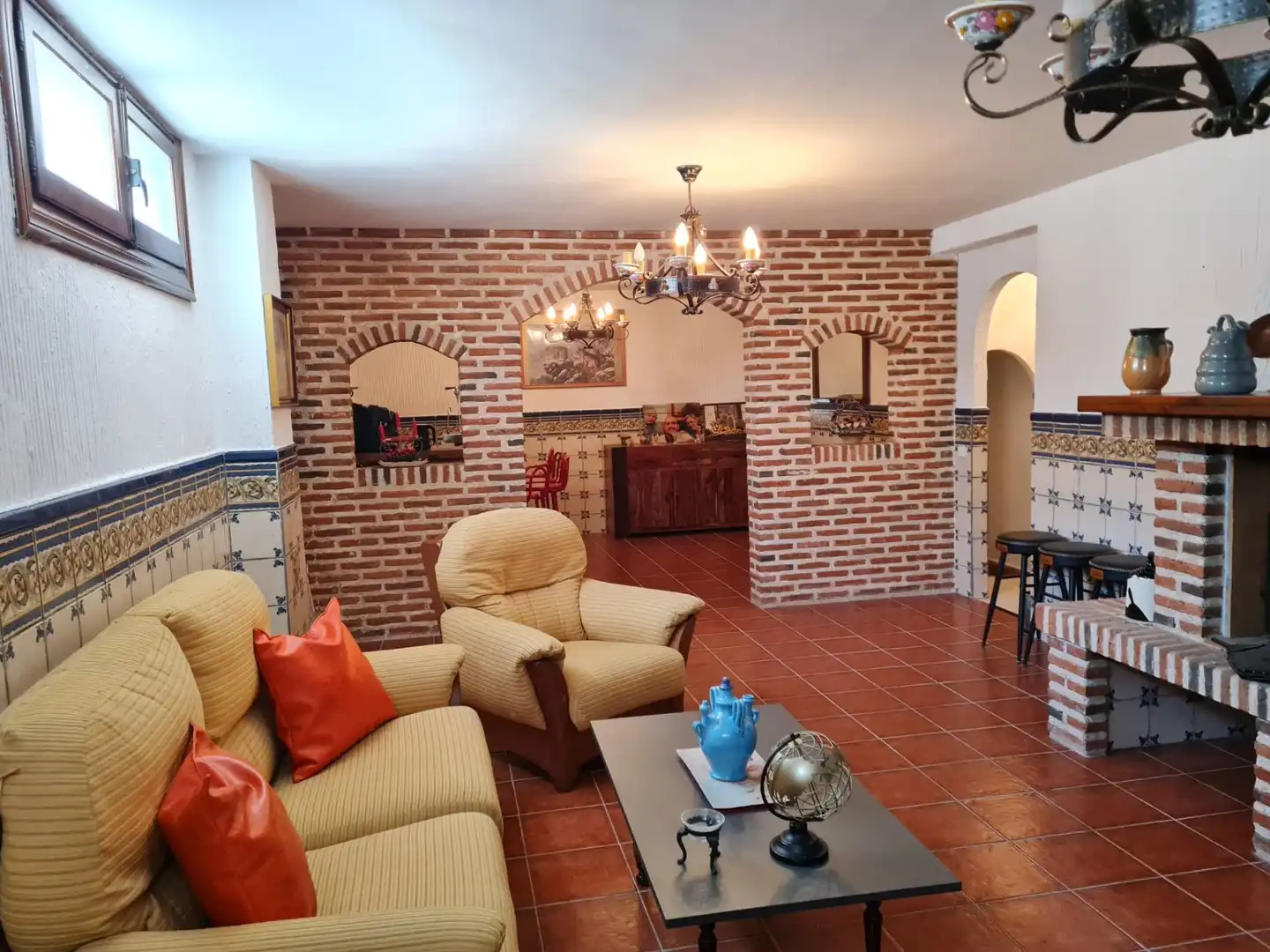 Living room of Houses for sale in Móstoles  with Heating, Private garden and Terrace