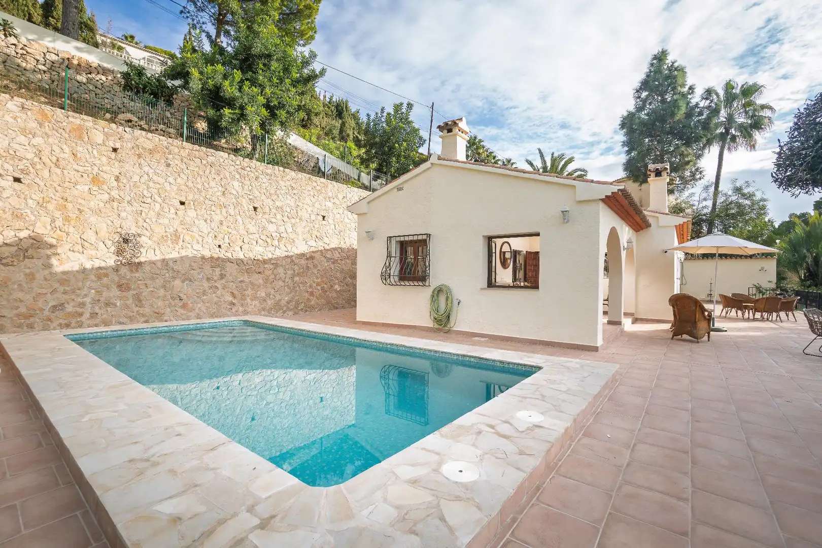 Vista exterior de Casa o chalet en venta en Altea con Aire acondicionado, Calefacción y Piscina