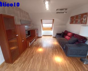 Living room of Flat for sale in Oviedo   with Heating, Parquet flooring and Storage room