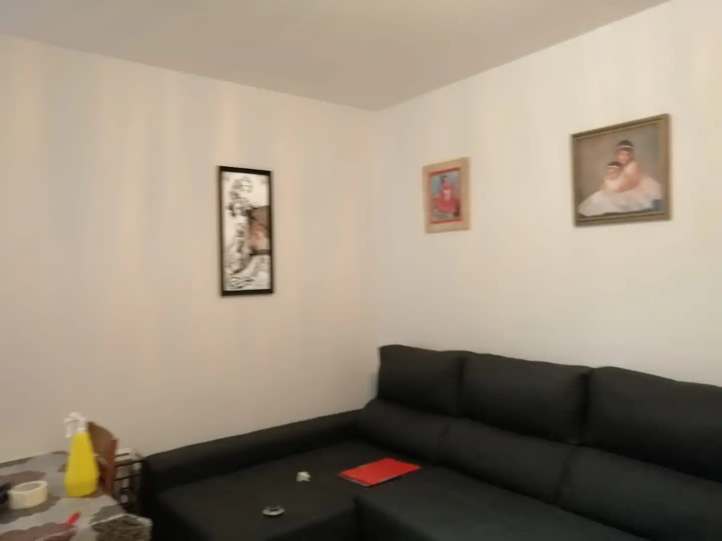 Living room of Flat for sale in Nogueira de Ramuín  with Heating, Parquet flooring and Furnished