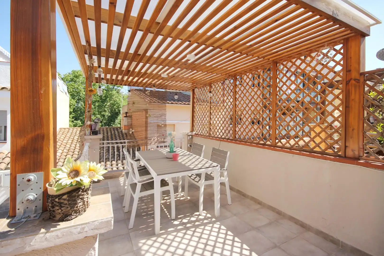 Terraza de Ático en venta en Cerdanyola del Vallès con Aire acondicionado, Calefacción y Jardín privado