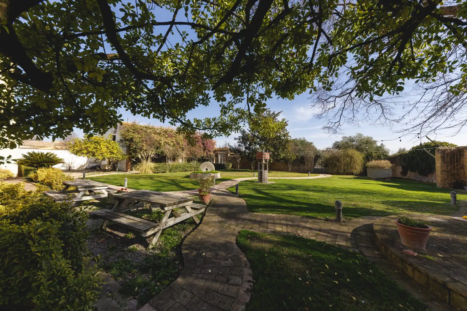 Jardí de Finca rústica en venda en Borrassà amb Calefacció, Terrassa i Piscina
