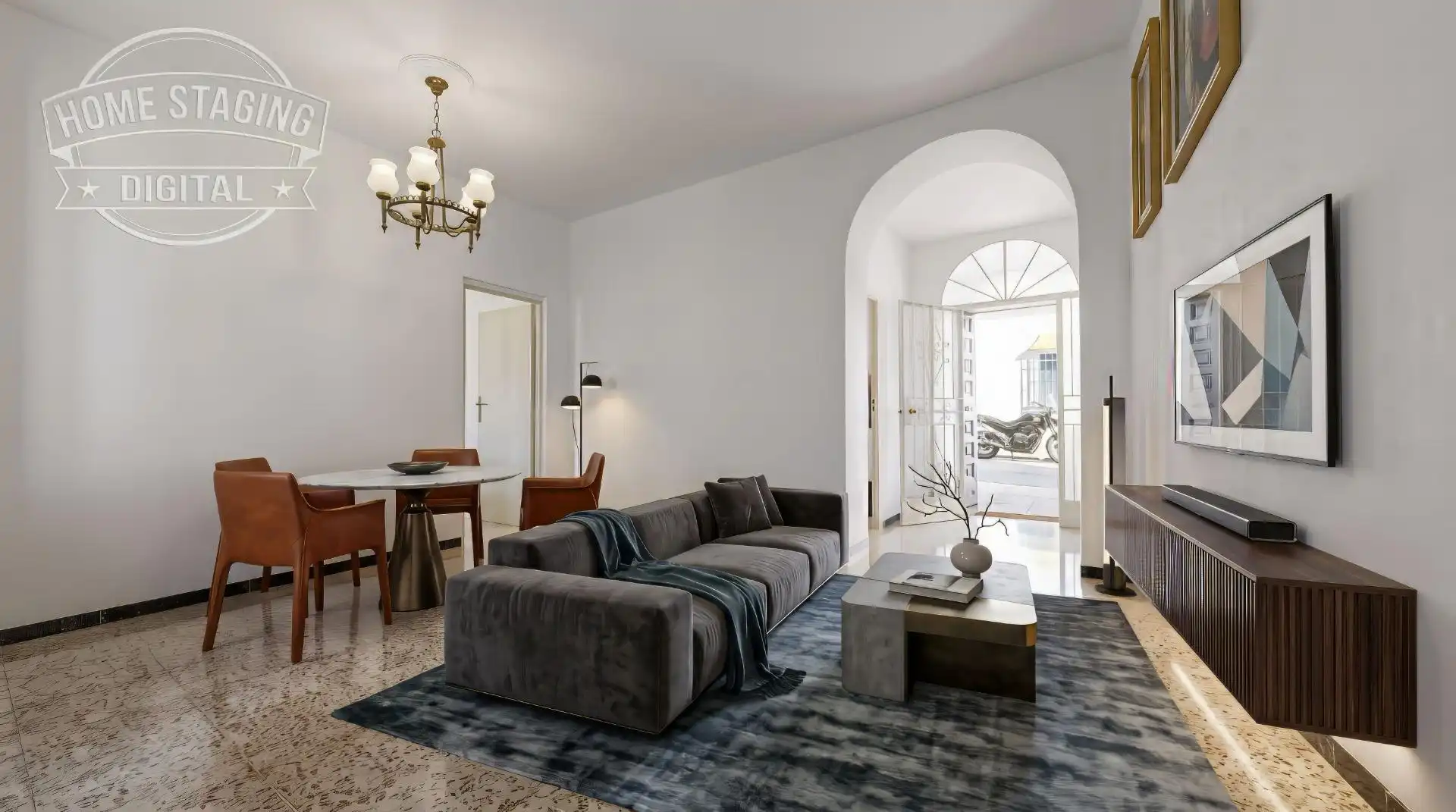 Sala d'estar de Casa o xalet en venda en Aznalcázar amb Jardí privat