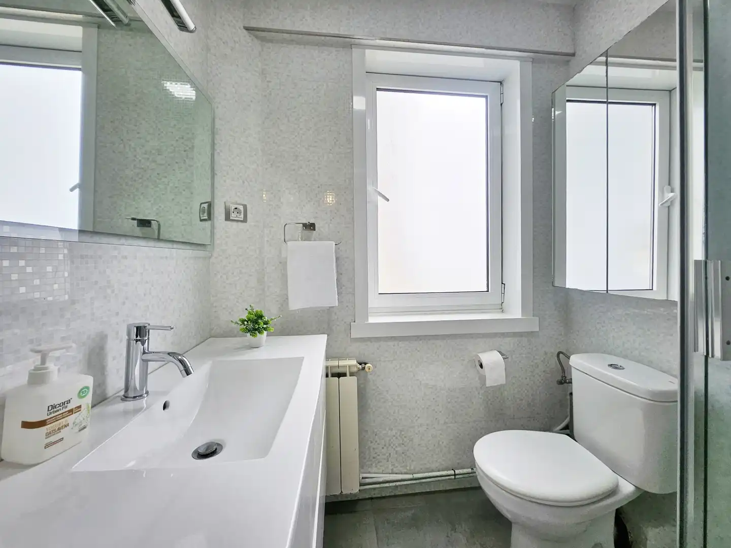 Bathroom of Flat for rent in A Coruña Capital   with Heating, Parquet flooring and Furnished