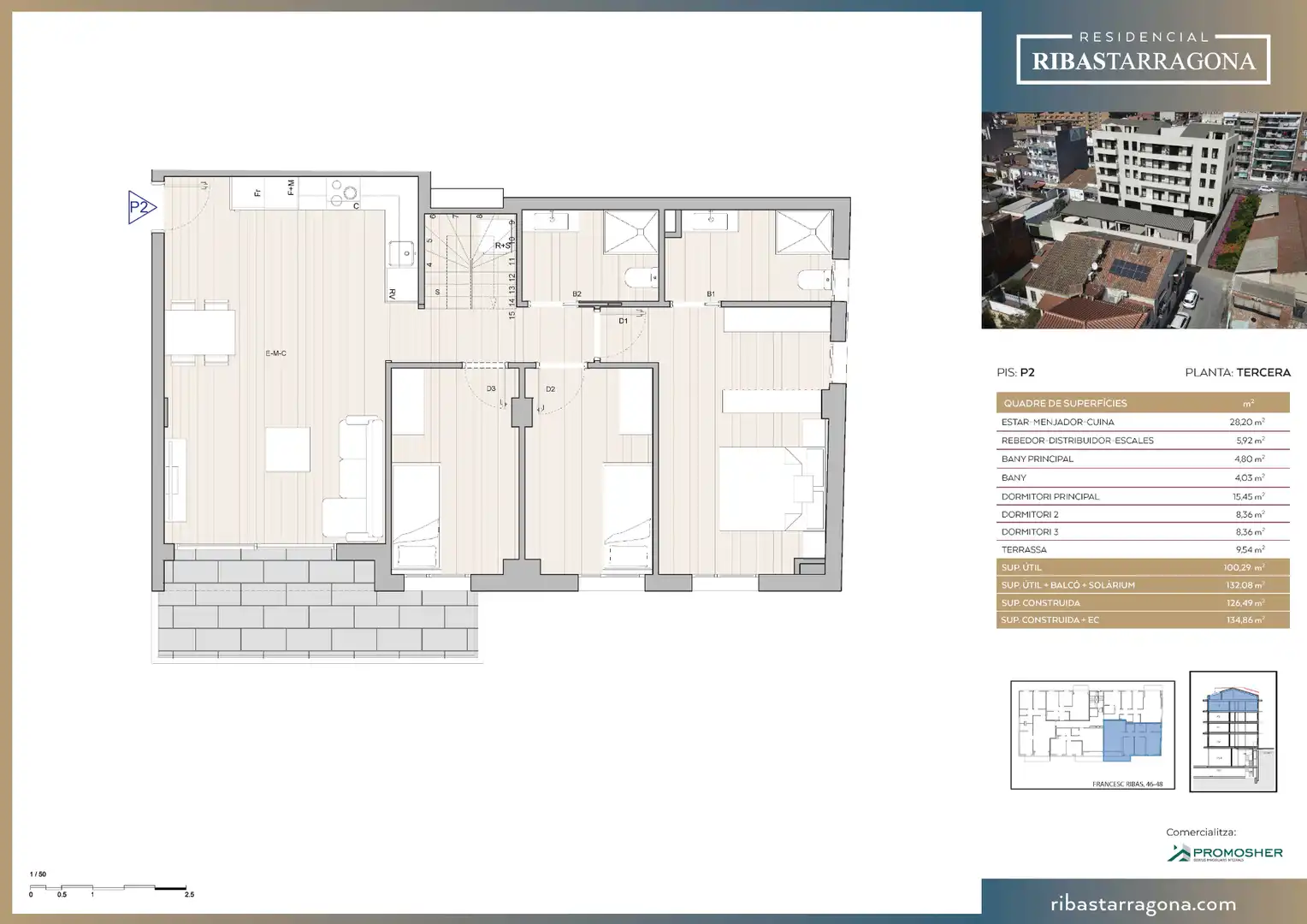 Duplex con terrazza in vendita a Carrer de Francesc Ribas 46, imagen 6