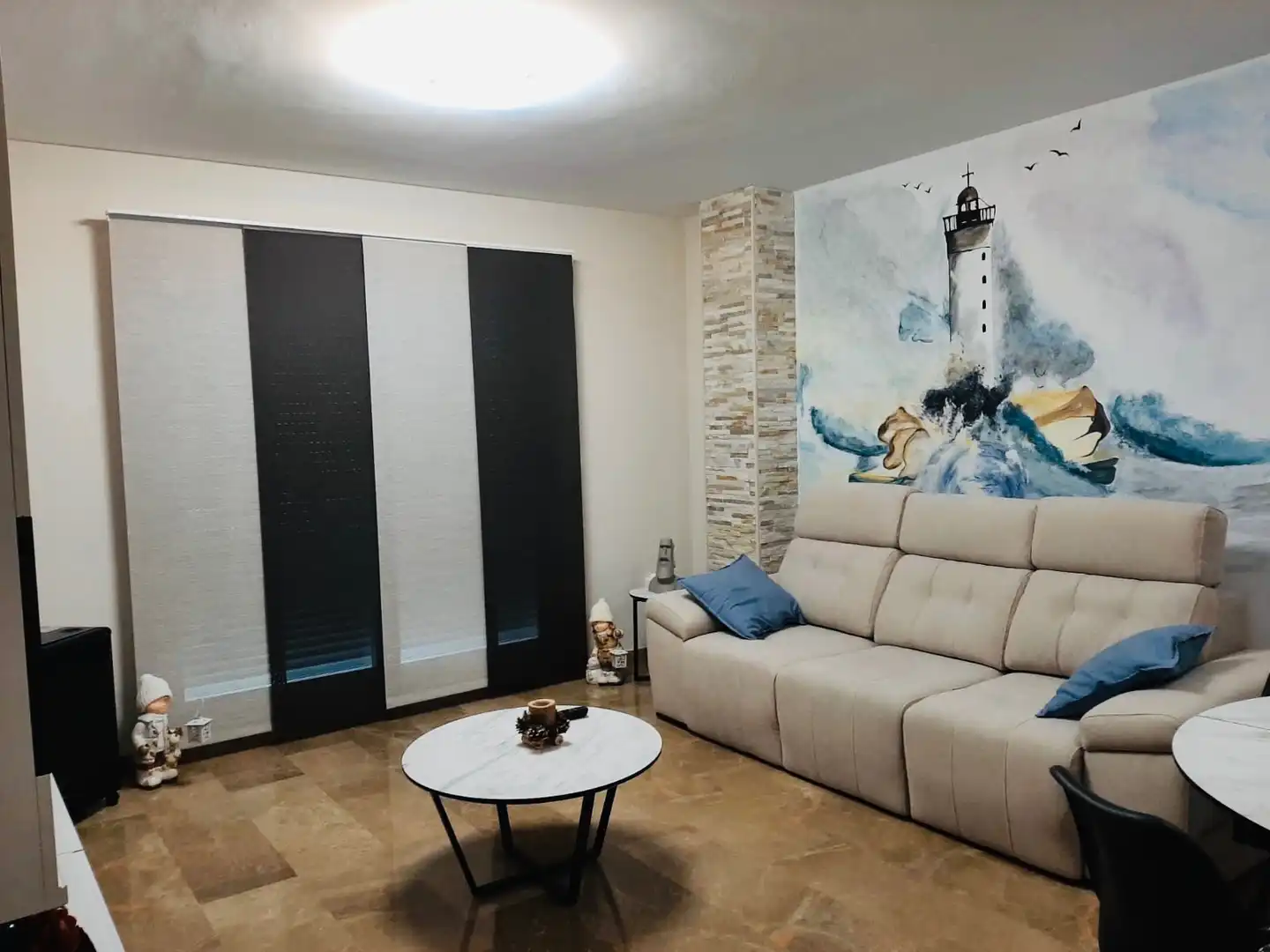 Sala de estar de Piso en venta en Oliva con Terraza, Trastero y Amueblado