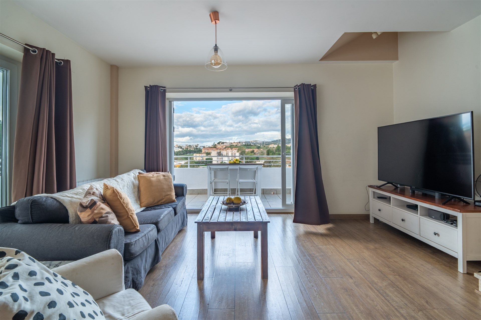 Living room of House or chalet for sale in Málaga Capital  with Air Conditioner, Terrace and Internet