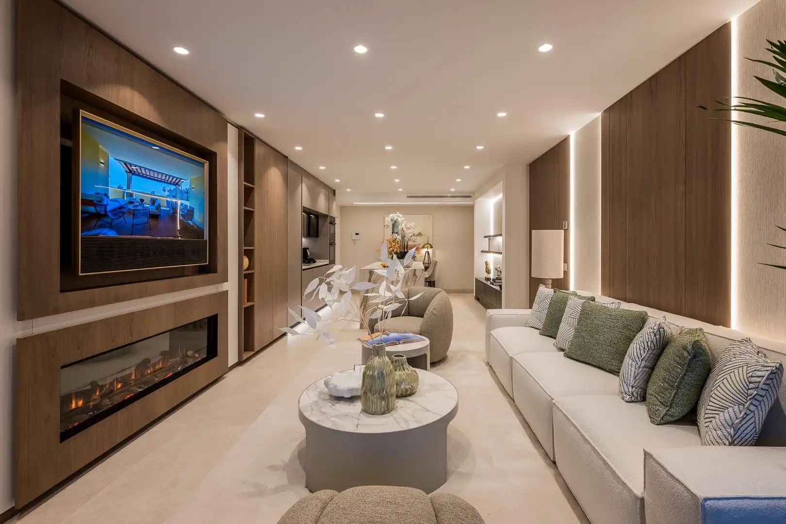 Living room of Apartments for sale in Estepona  with Air Conditioner, Terrace and Storage room