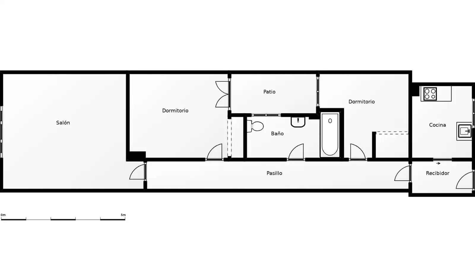 Wohnung zum Verkauf in Santo Domingo-Caudilla mit Heizung, Parkett und Terrasse