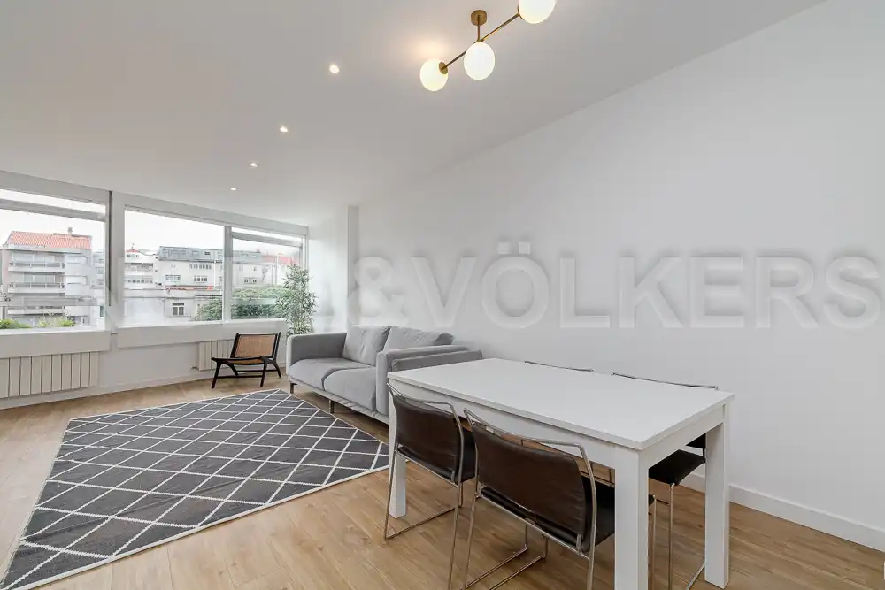 Living room of Flat for rent in Vigo   with Heating and Furnished