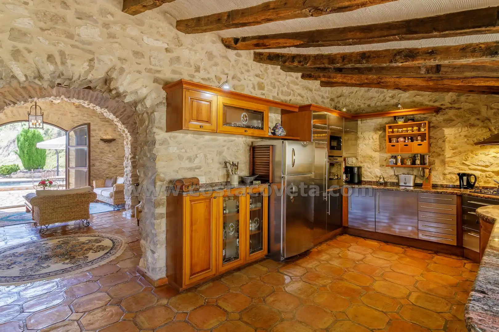 Cocina de Casa o chalet en venta en Relleu con Aire acondicionado, Calefacción y Jardín privado