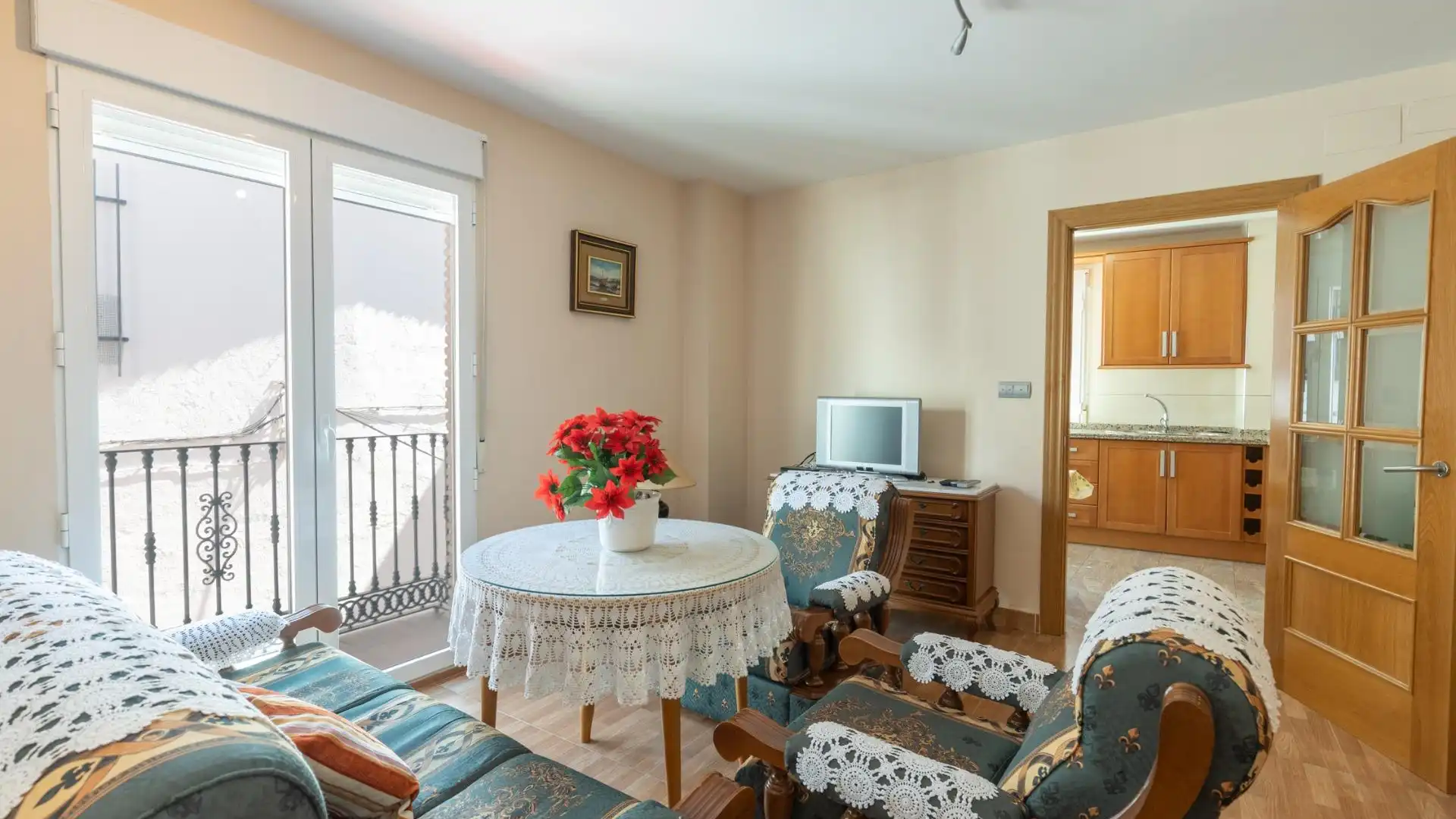 Sala d'estar de Casa o xalet en venda en Dílar amb Aire condicionat i Moblat