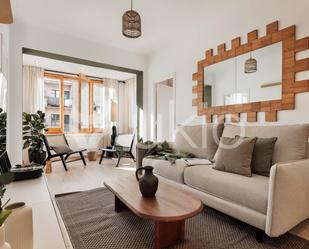 Sala d'estar de Apartament de lloguer en  Barcelona Capital amb Aire condicionat, Calefacció i Moblat