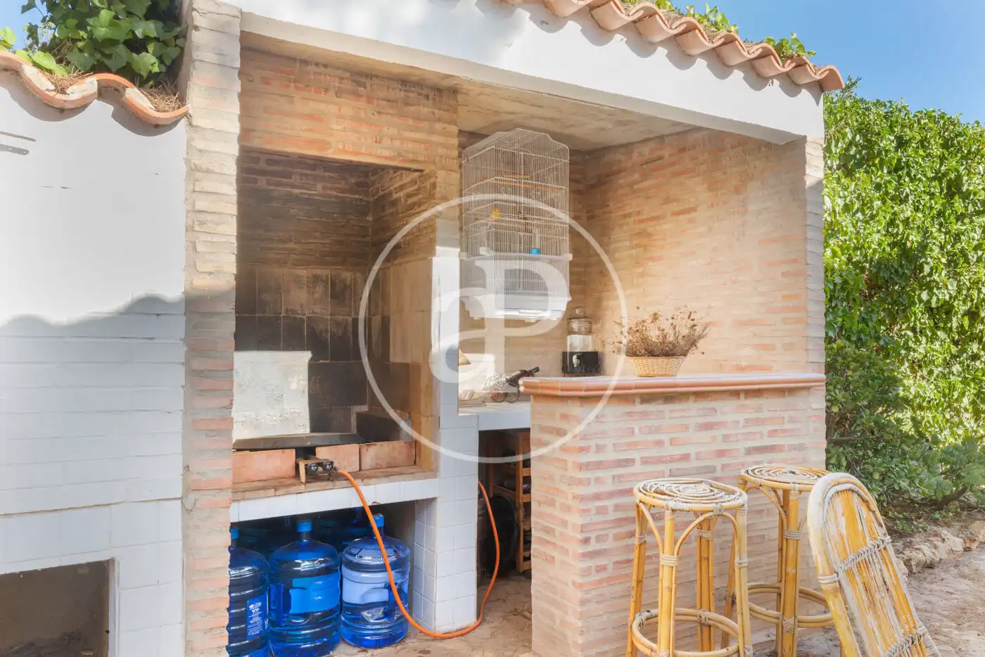 Vista exterior de Casa o xalet en venda en Riba-roja de Túria amb Calefacció, Jardí privat i Terrassa