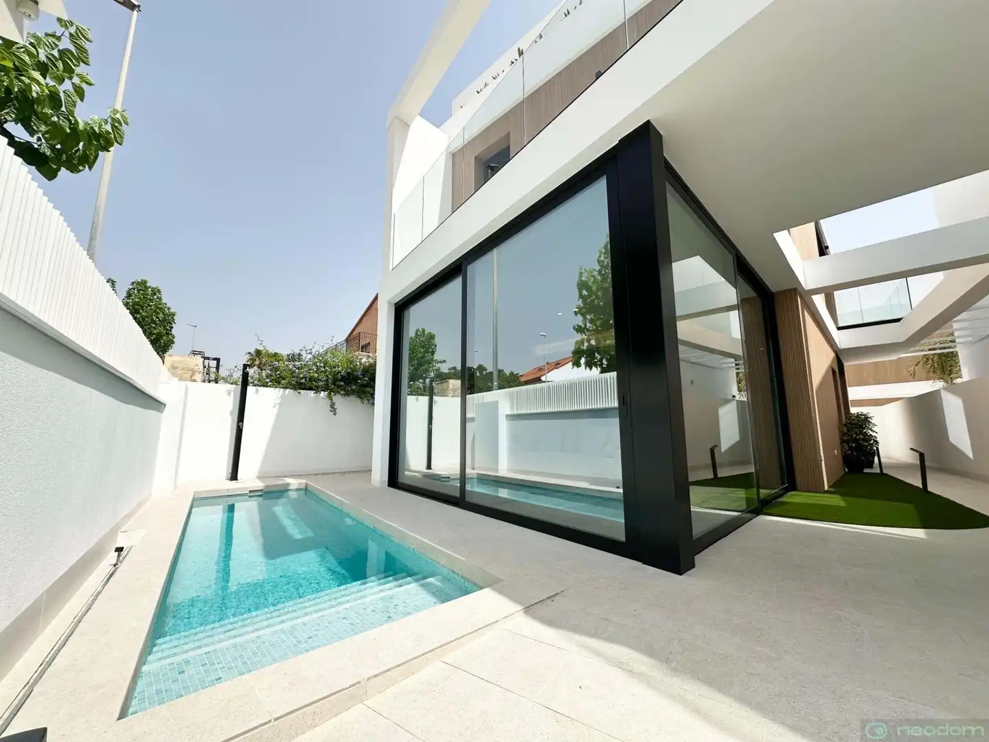 Piscina de Casa o xalet en venda en Pilar de la Horadada amb Terrassa, Piscina i Moblat