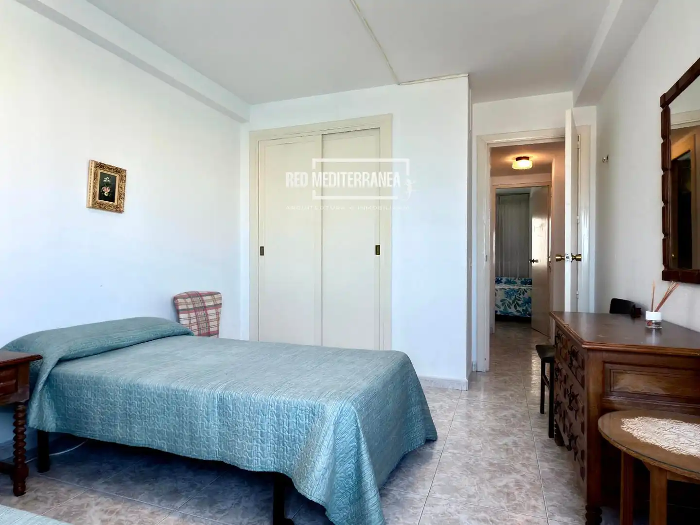 Schlafzimmer von Wohnung zum Verkauf in Gandia mit Klimaanlage, Heizung und Terrasse