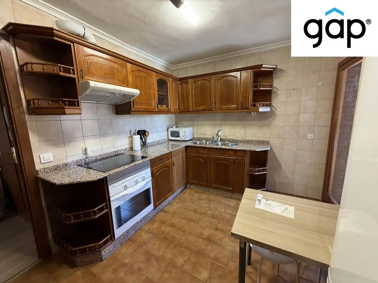 Küche von Wohnung zur Miete in Cuenca mit Heizung, Terrasse und Möbliert