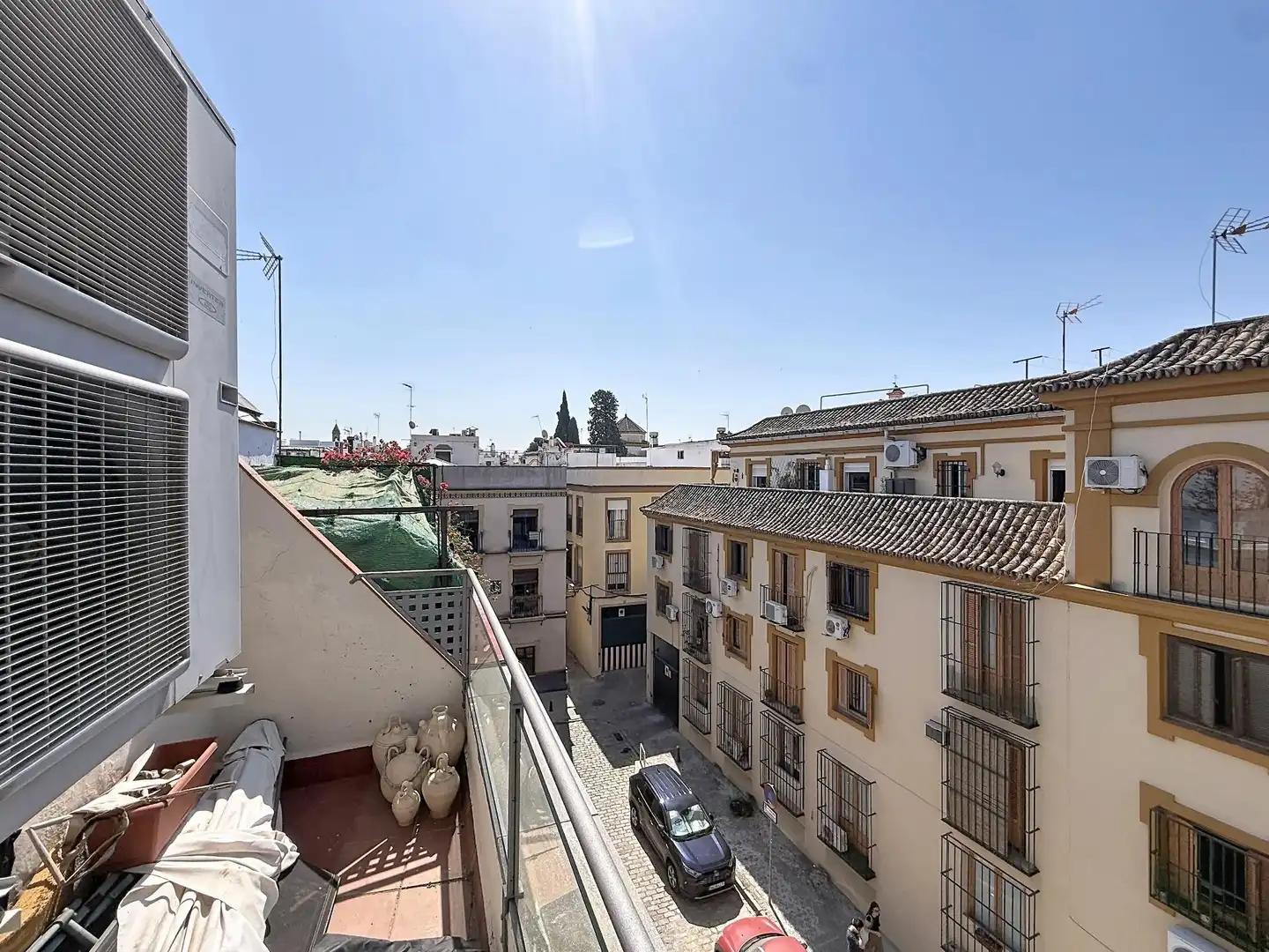 Vista exterior de Ático en venta en Sevilla