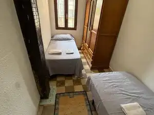 Schlafzimmer von Wohnung zur Miete in Colunga mit Heizung, Möbliert und Ofen