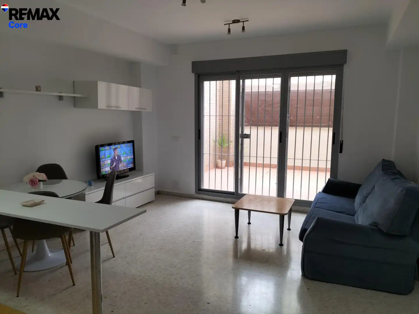 Sala de estar de Piso de alquiler en Badajoz con Calefacción, Terraza y Amueblado