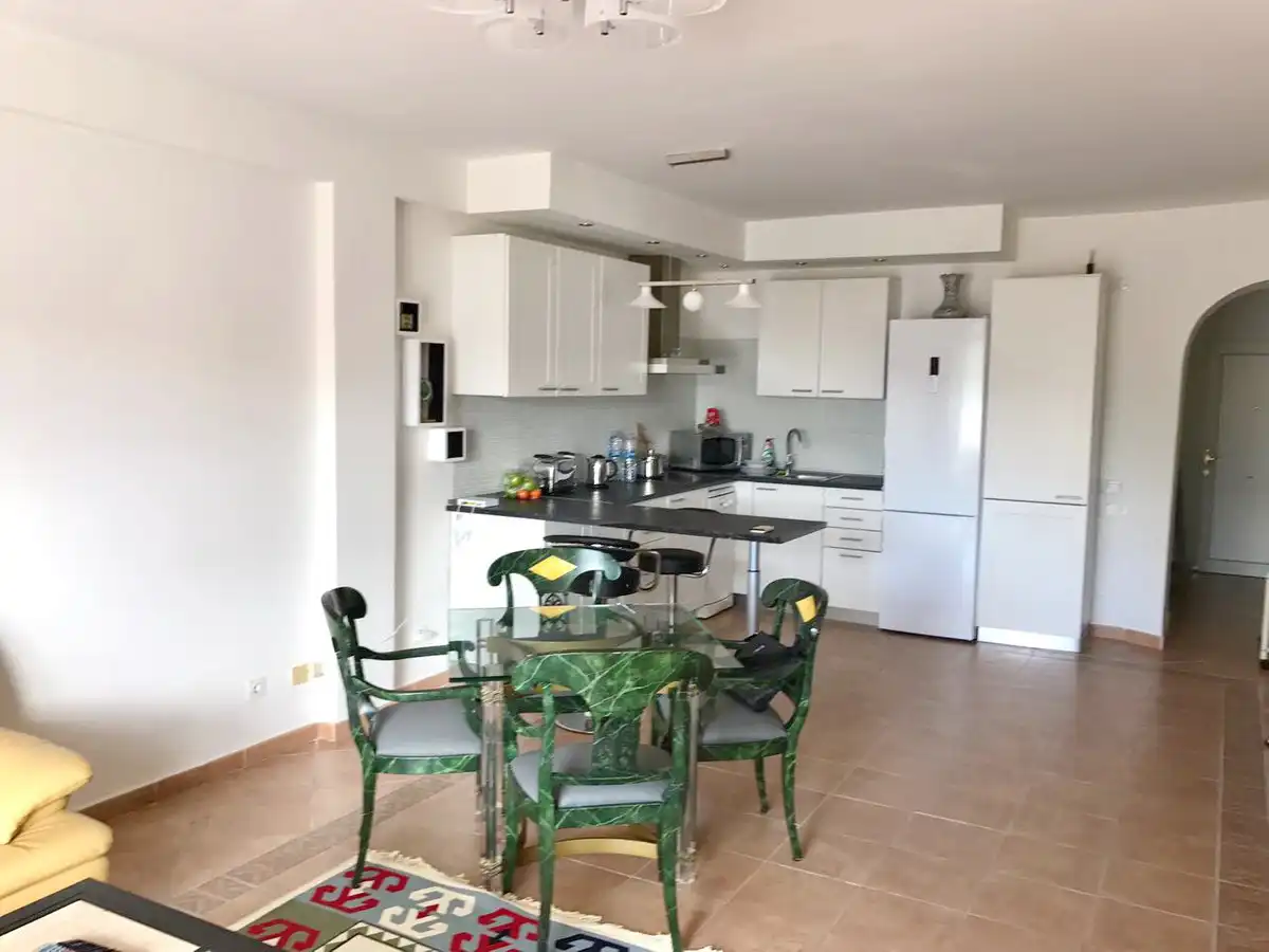 Kitchen of Apartments for rent in Marbella  with Air Conditioner, Furnished and Balcony