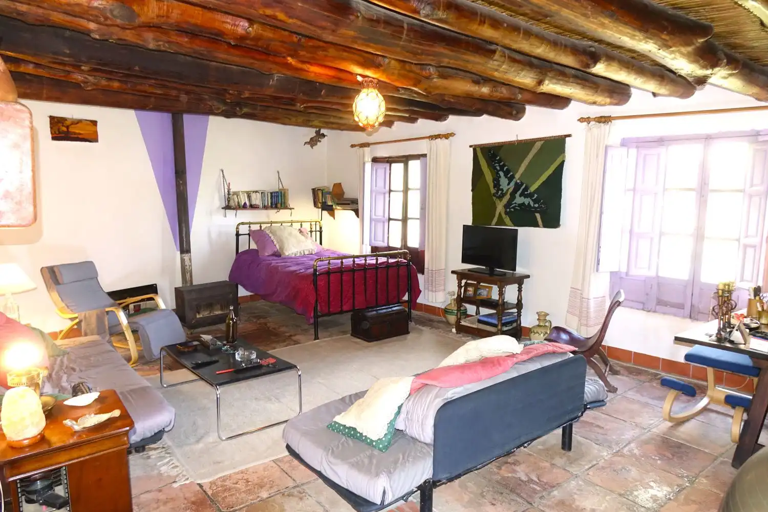 Sala d'estar de Casa o xalet en venda en Soportújar amb Terrassa