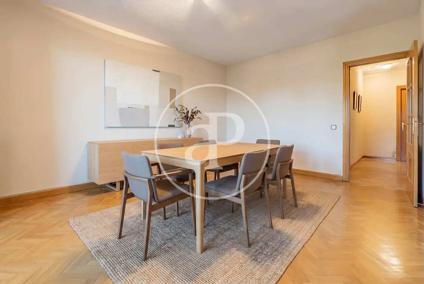 Dining room of Flat for sale in Madrid  with Heating, Terrace and Storage room