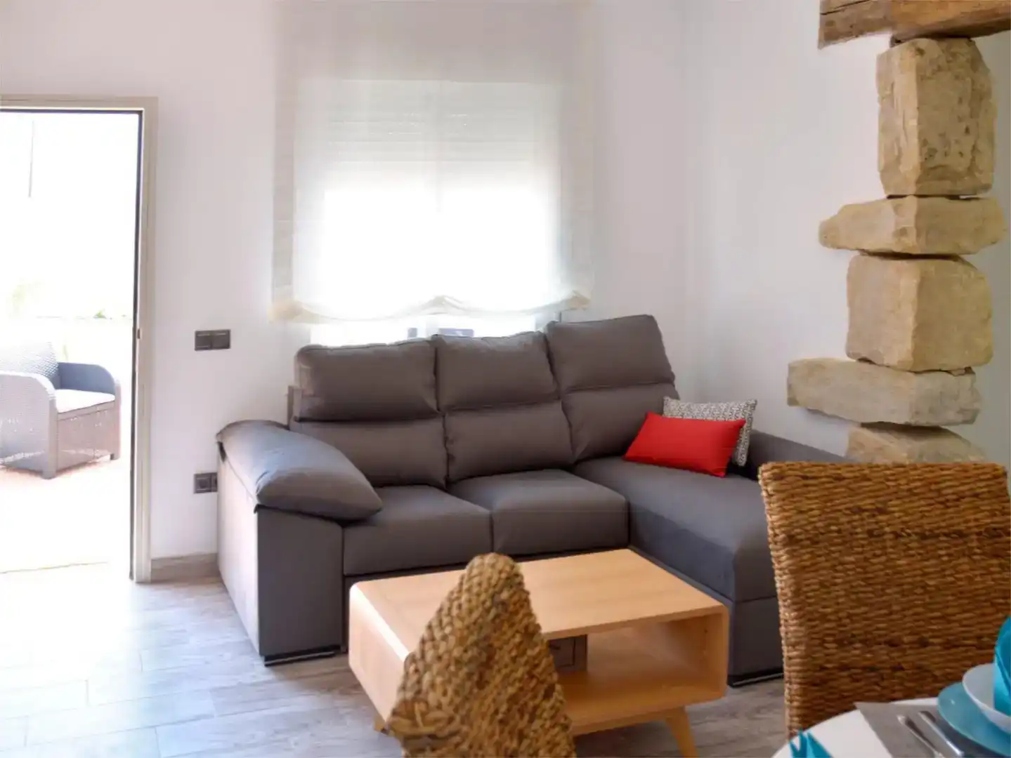 Wohnzimmer von Wohnung zur Miete in Norte-Sierra
