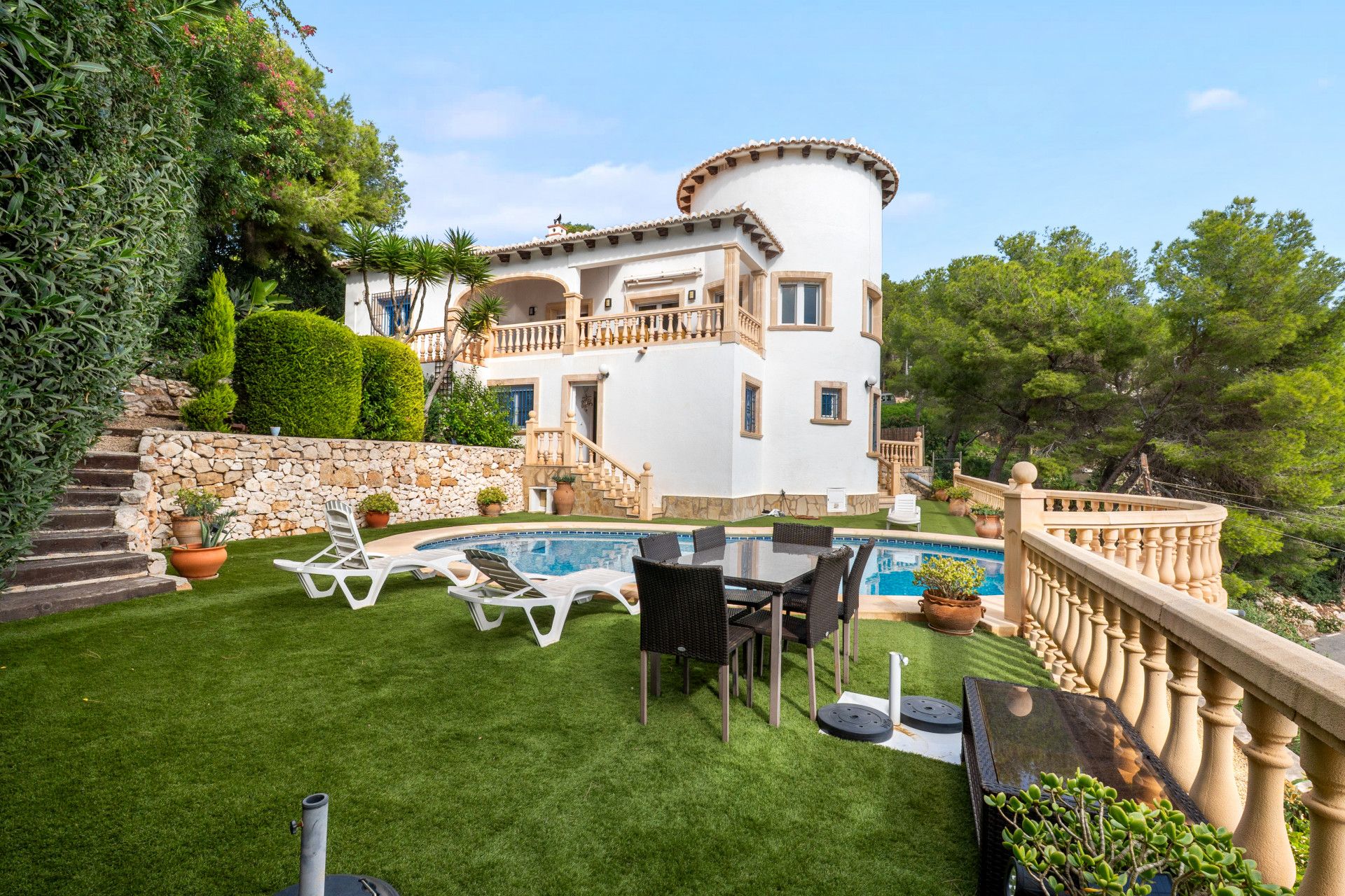 Jardí de Casa o xalet en venda en Jávea / Xàbia amb Calefacció, Jardí privat i Terrassa