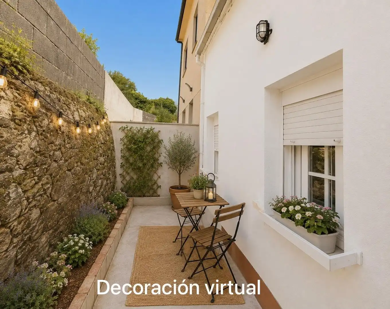 Terraza de Casa o chalet en venta en Padrón con Calefacción, Trastero y Amueblado