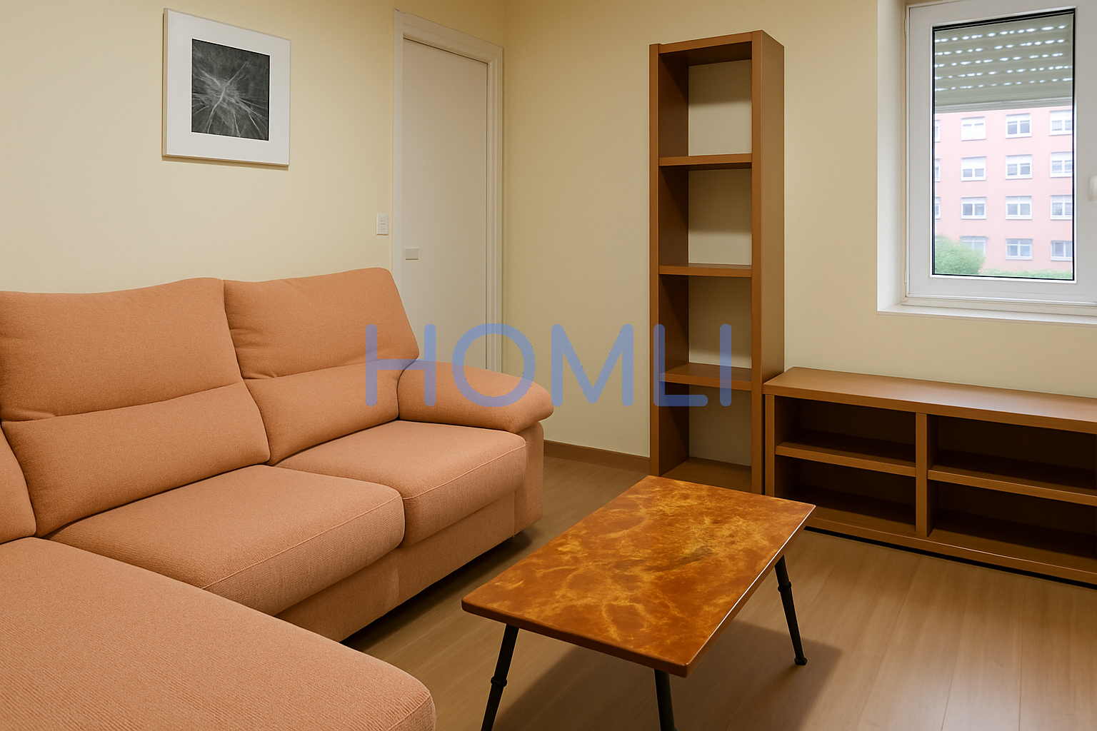 Sala d'estar de Apartament en venda en Quiroga amb Calefacció, Jardí privat i Moblat