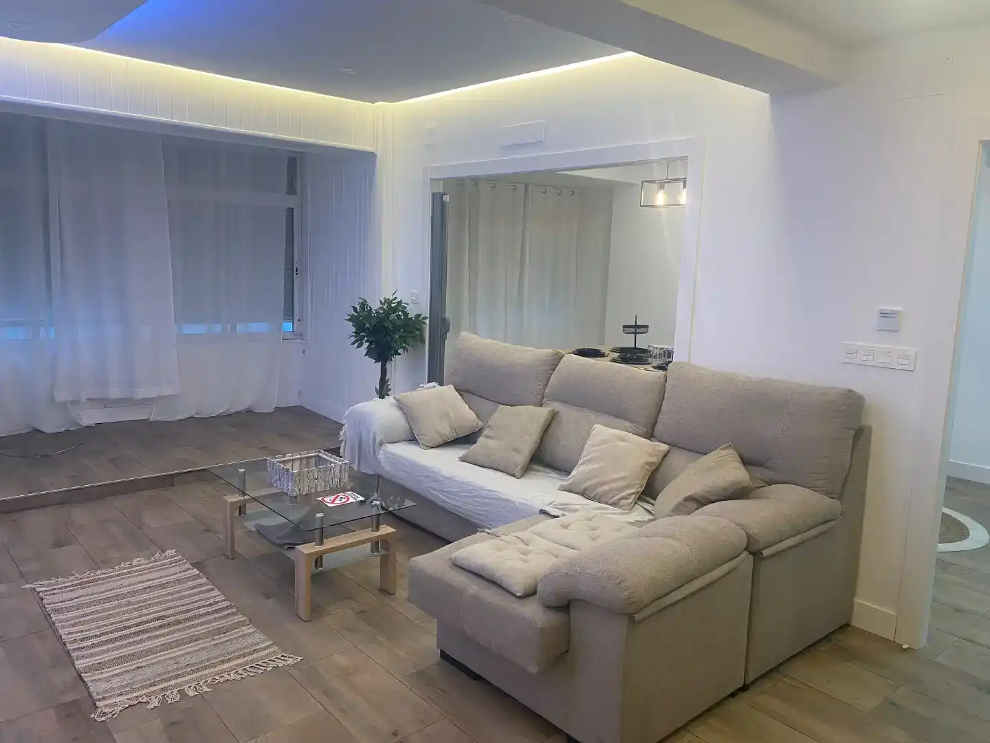 Sala d'estar de Pis de lloguer en  Granada Capital amb Aire condicionat
