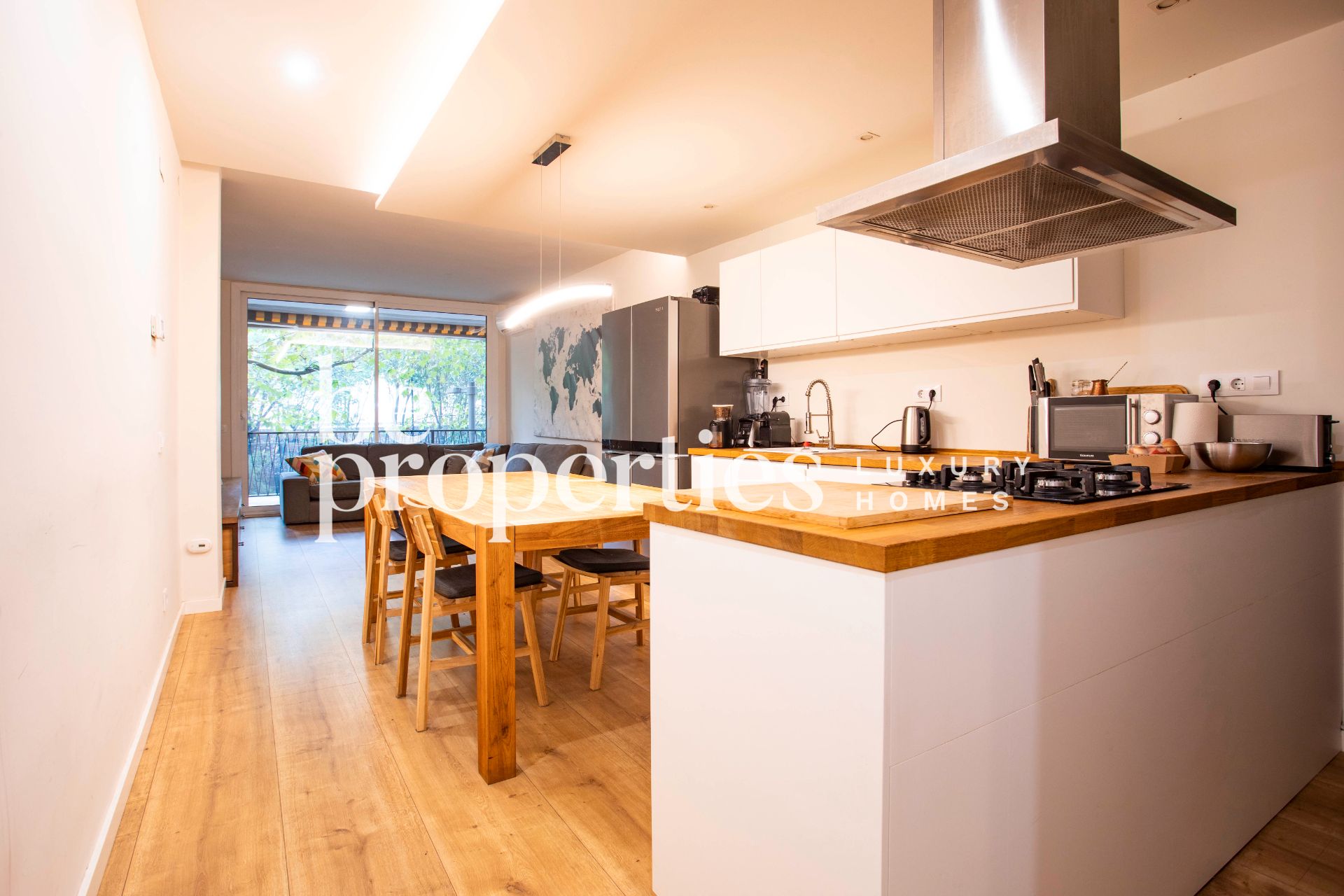 Kitchen of Flat for sale in Sant Cugat del Vallès  with Air Conditioner, Heating and Terrace