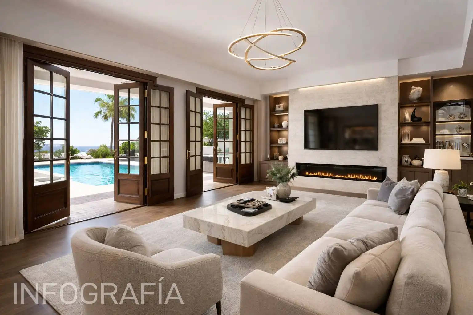 Sala d'estar de Casa o xalet en venda en Las Palmas de Gran Canaria amb Aire condicionat, Jardí privat i Terrassa