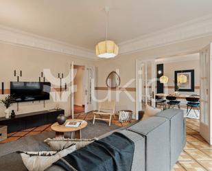 Living room of Apartment to rent in  Barcelona Capital  with Air Conditioner, Heating and Furnished