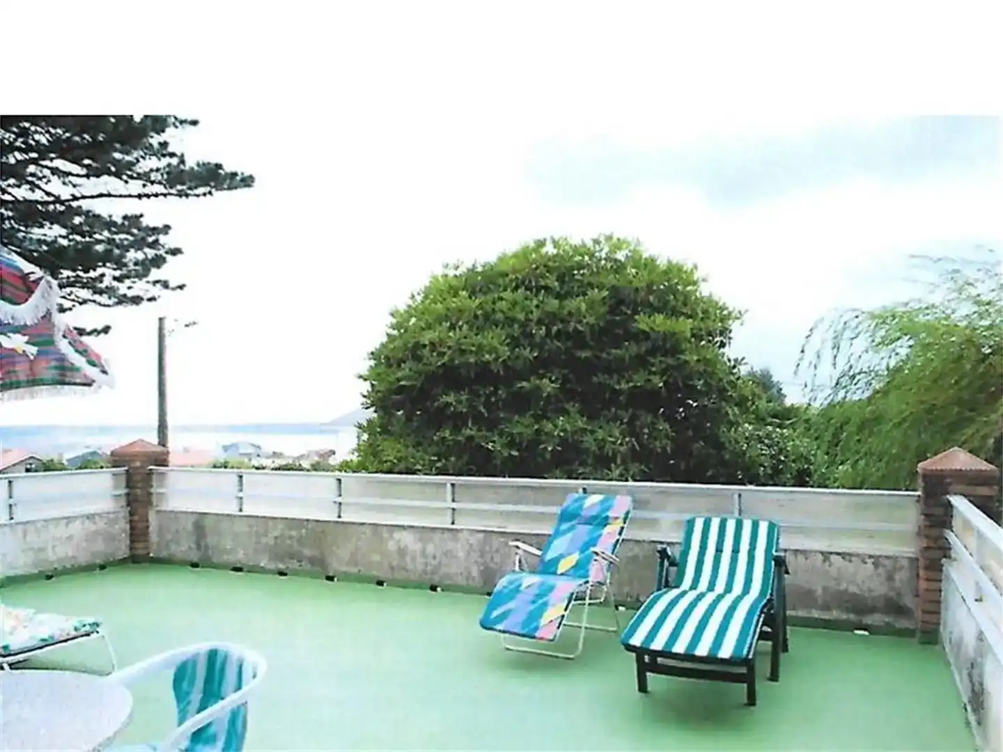 Terrasse von Wohnungen zur Miete in Valdoviño mit Privatgarten, Parkett und Abstellraum