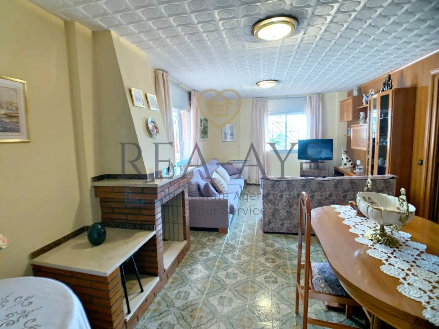 Sala de estar de Casa o chalet en venta en Vallirana con Jardín privado, Terraza y Trastero
