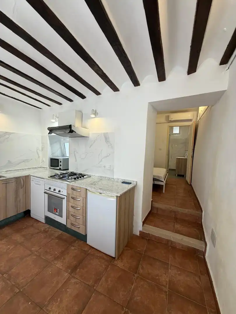Cocina de Estudio de alquiler en Chinchón con Aire acondicionado, Calefacción y Amueblado