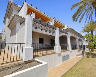 Exterior view of Planta baja for sale in Marbella  with Air Conditioner and Terrace