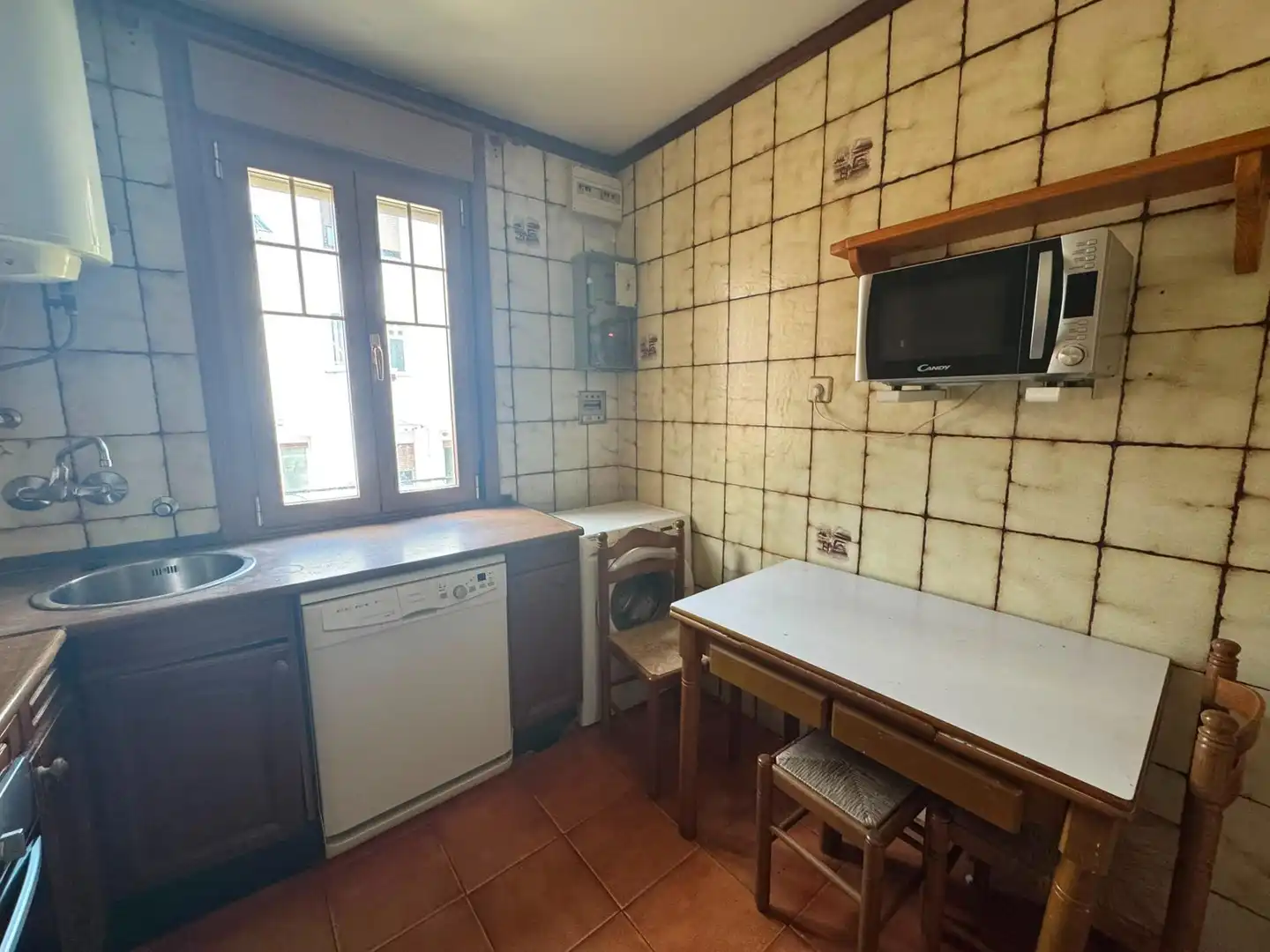Küche von Wohnung zum Verkauf in Barakaldo  mit Heizung und Balkon