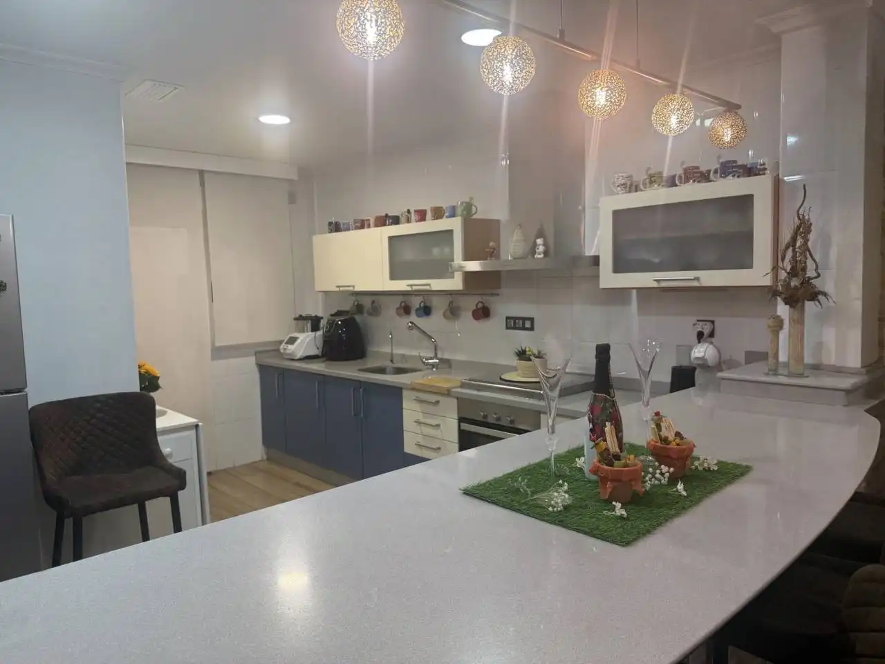 Cocina de Dúplex en venta en Elche / Elx con Aire acondicionado, Terraza y Trastero