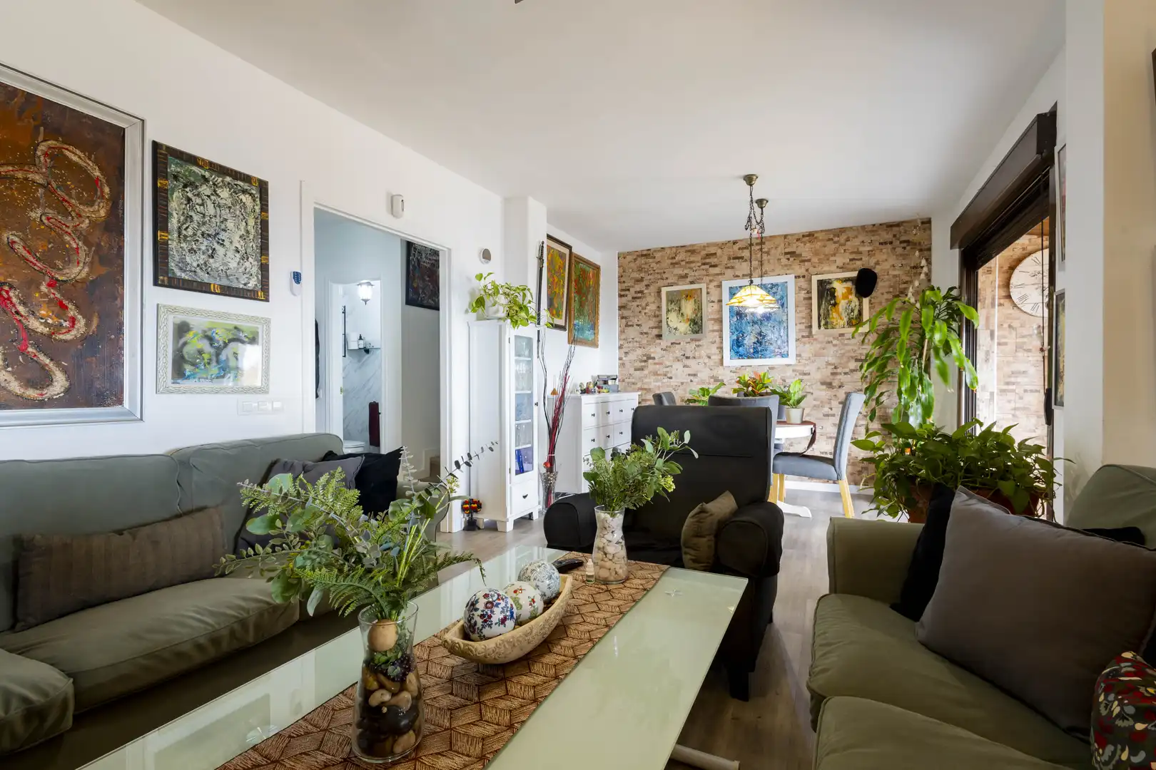 Sala d'estar de Casa adosada en venda en Santa Cruz de Tenerife amb Jardí privat, Terrassa i Piscina