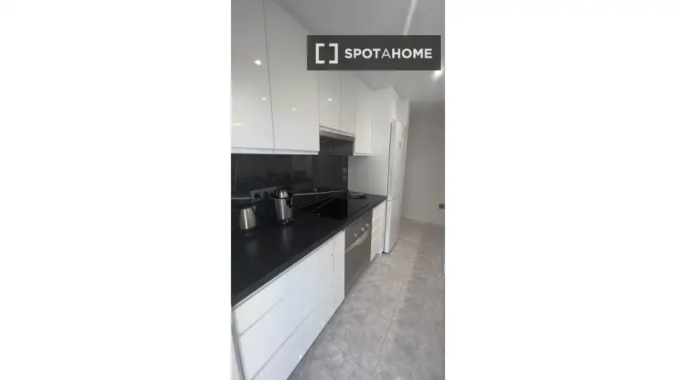Kitchen of Apartments for share in Cullera  with Air Conditioner, Terrace and Furnished