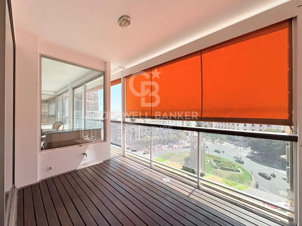 Terraza de Piso de alquiler en Valencia con Terraza