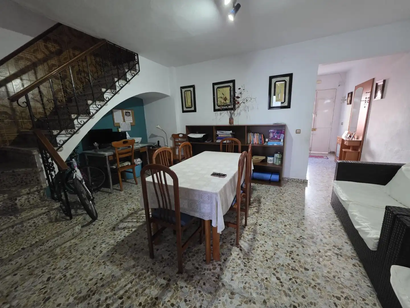 Comedor de Casa adosada en venta en Alhaurín El Grande con Calefacción y Terraza